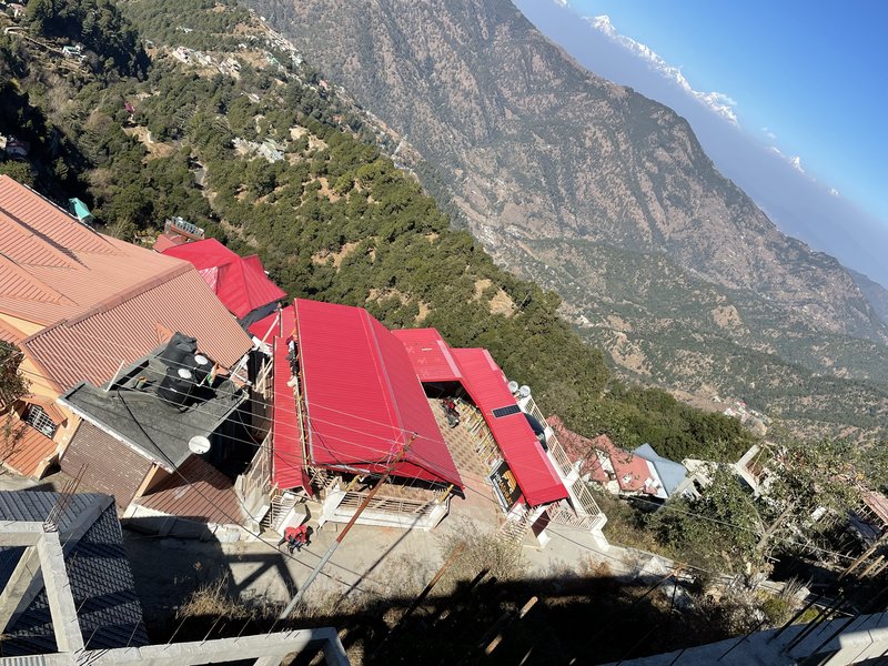 Aerial Himalayan setting