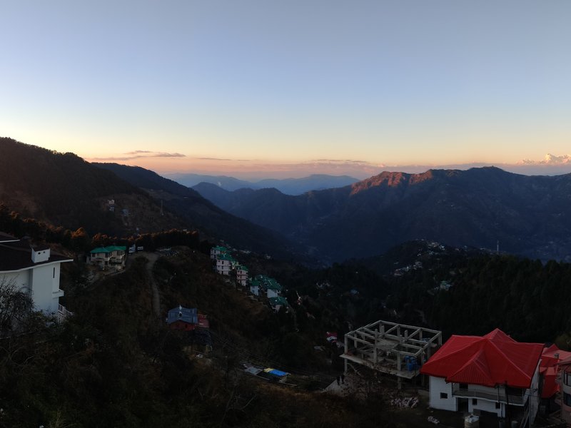 Valley sunset